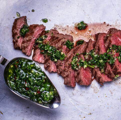 Carne Asada & KETO Chimichurri Sauce