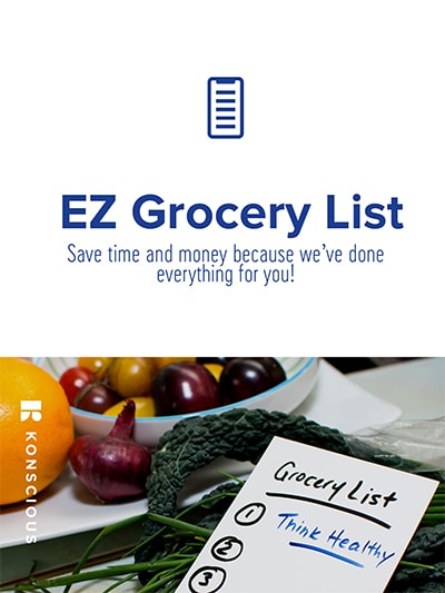 EZ Grocery List eBook